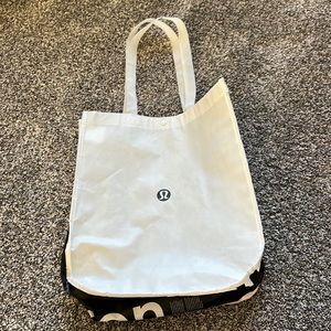 Large Black & White Lululemon Bag